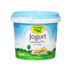 KLIMEKO Jogurt naturalny 9% 330 ml